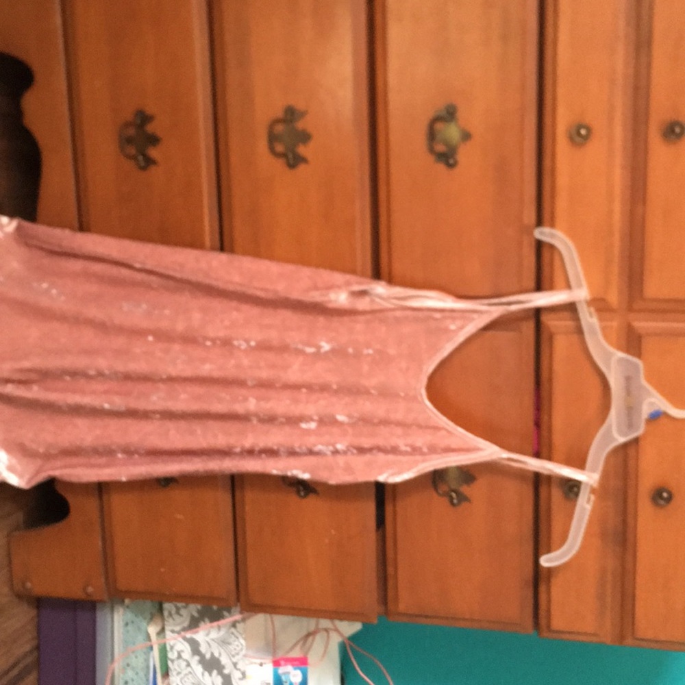 Velvet tank top dress. Never worn